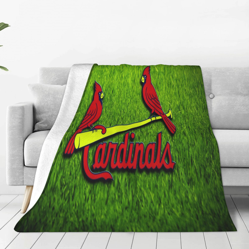 St Louis Cardinals Blanket Sherpa Blanket Throw Blanket