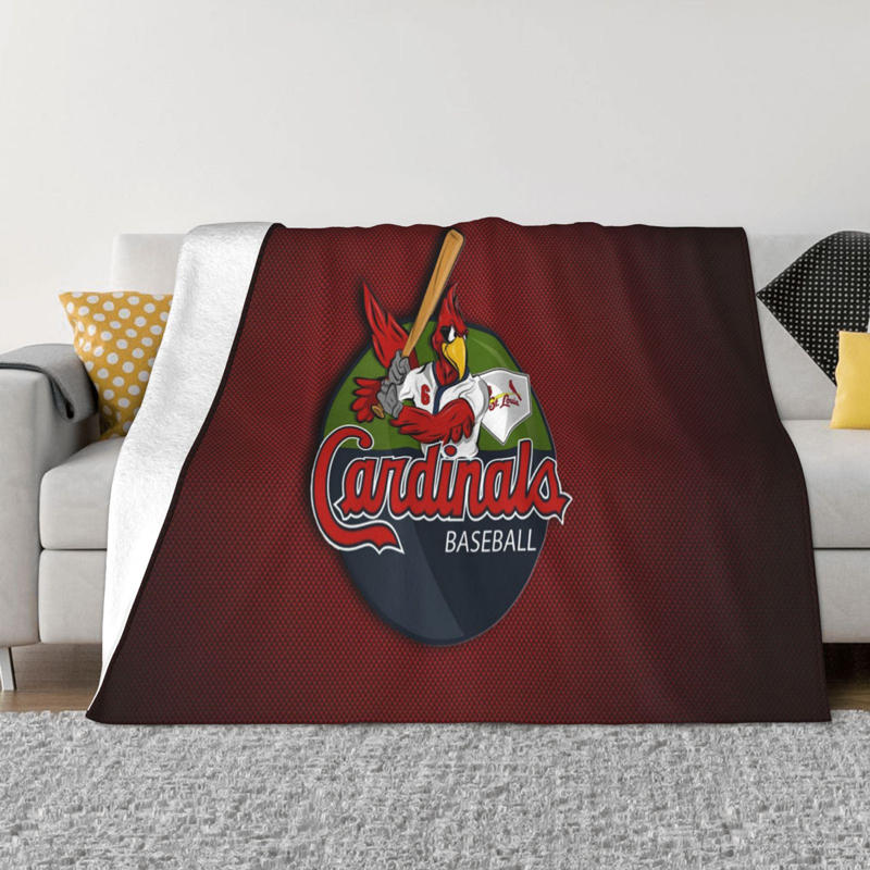 St Louis Cardinals Blanket Sherpa Blanket Throw Blanket