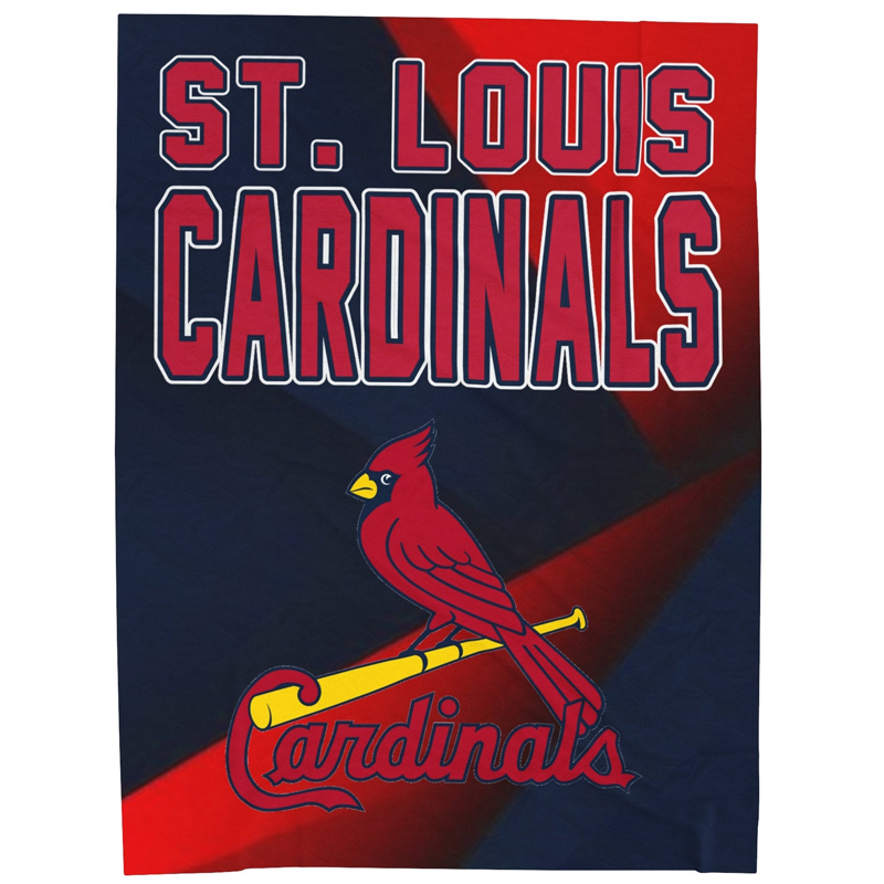 St Louis Cardinals Blanket Sherpa Blanket Throw Blanket