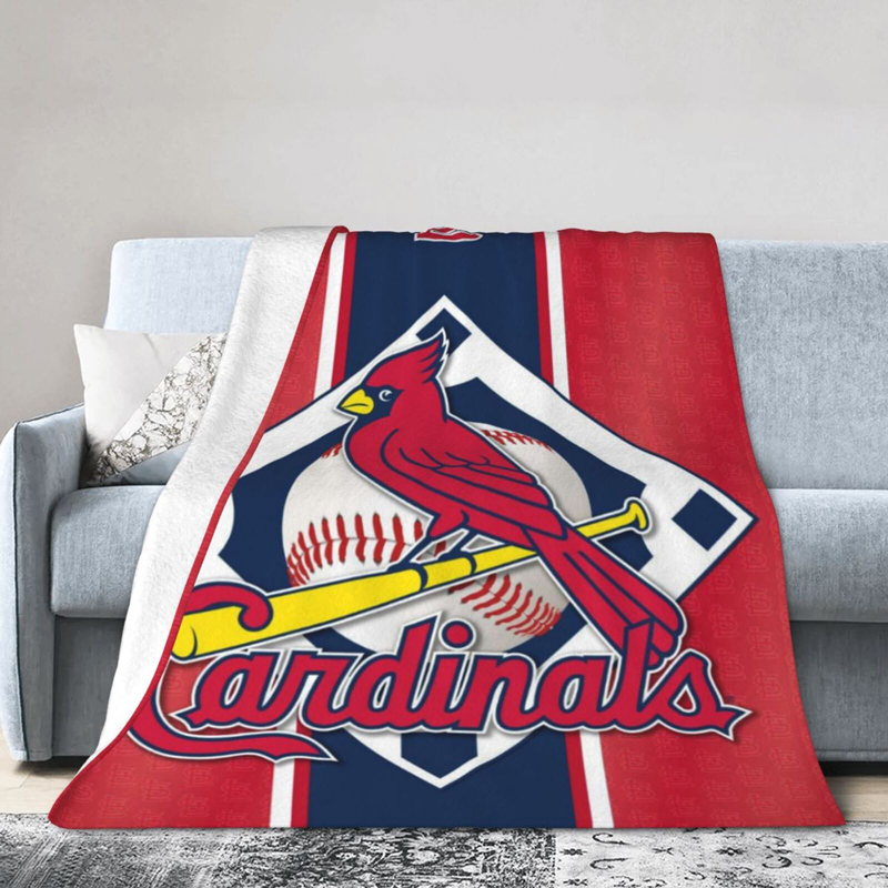 St Louis Cardinals Blankets Sherpa Blanket Throw Blanket