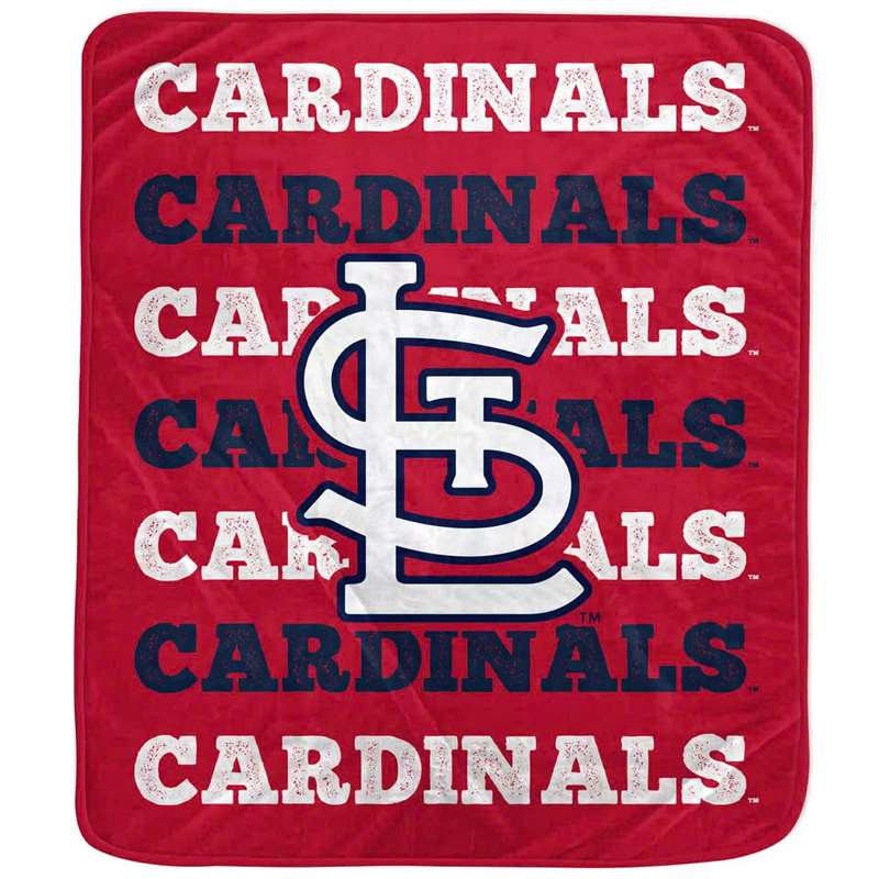 St Louis Cardinals Blankets Sherpa Blanket Throw Blanket