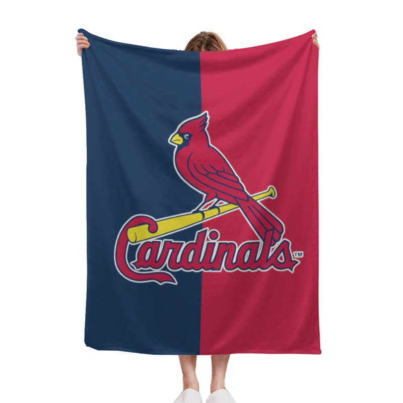 St Louis Cardinals Blankets Sherpa Blanket Throw Blanket