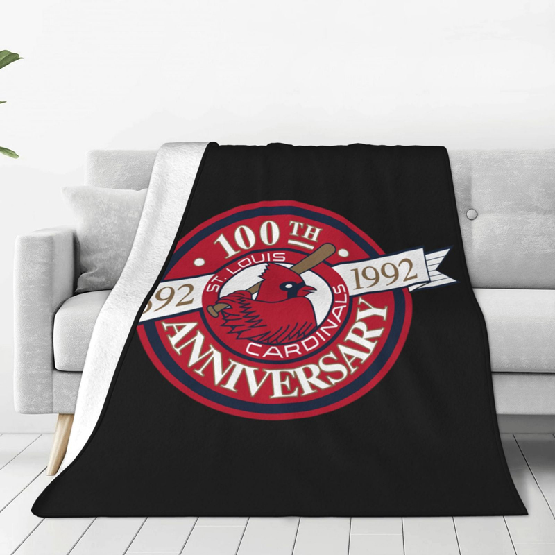 St Louis Cardinals Blankets Sherpa Blanket Throw Blanket
