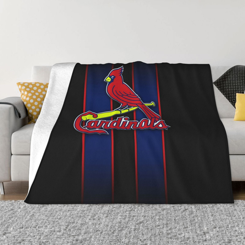 St Louis Cardinals Blankets Sherpa Blanket Throw Blanket