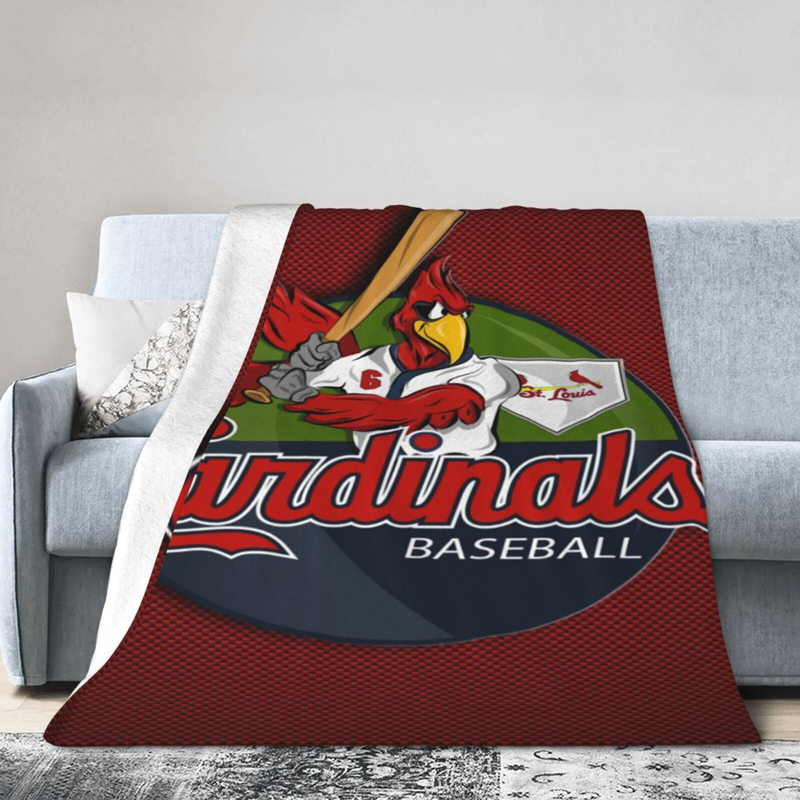 St Louis Cardinals Blankets Sherpa Blanket Throw Blanket