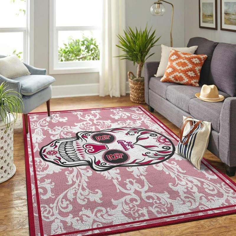 St Louis Cardinals Rug MLB Area Rug Dining Room Rug Indoor Rug Rectangle Carpet