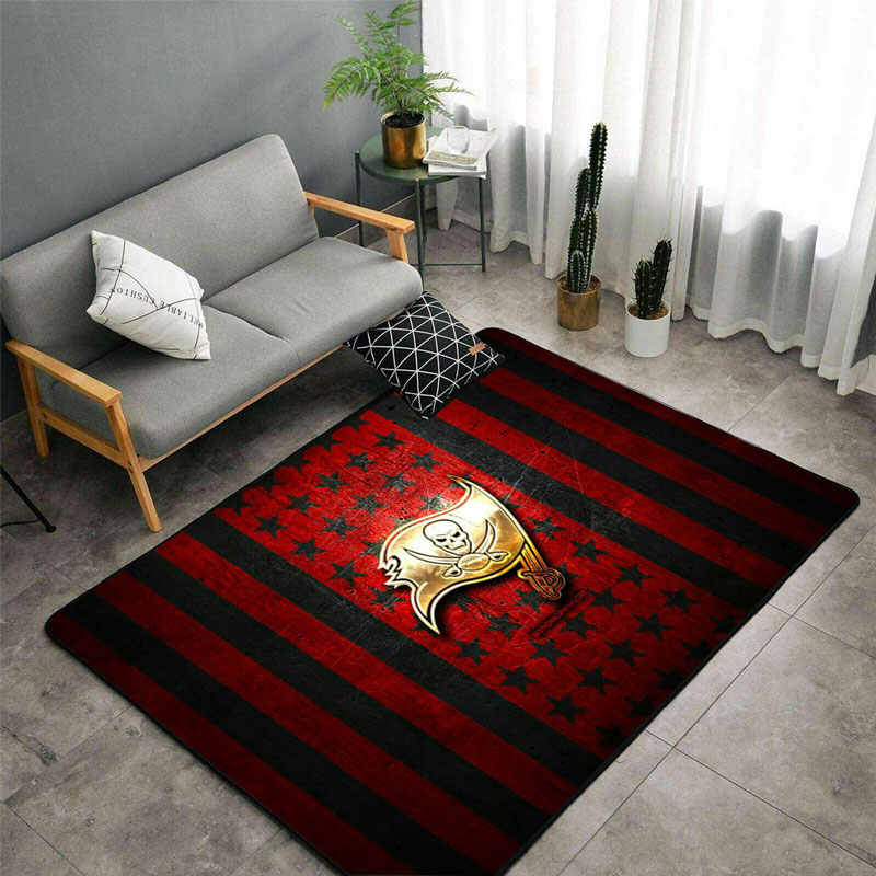 Tampa Bay Buccaneers Area Rug NFL Area Rug Kitchen Rug Indoor Rug Rectangle Carpet
