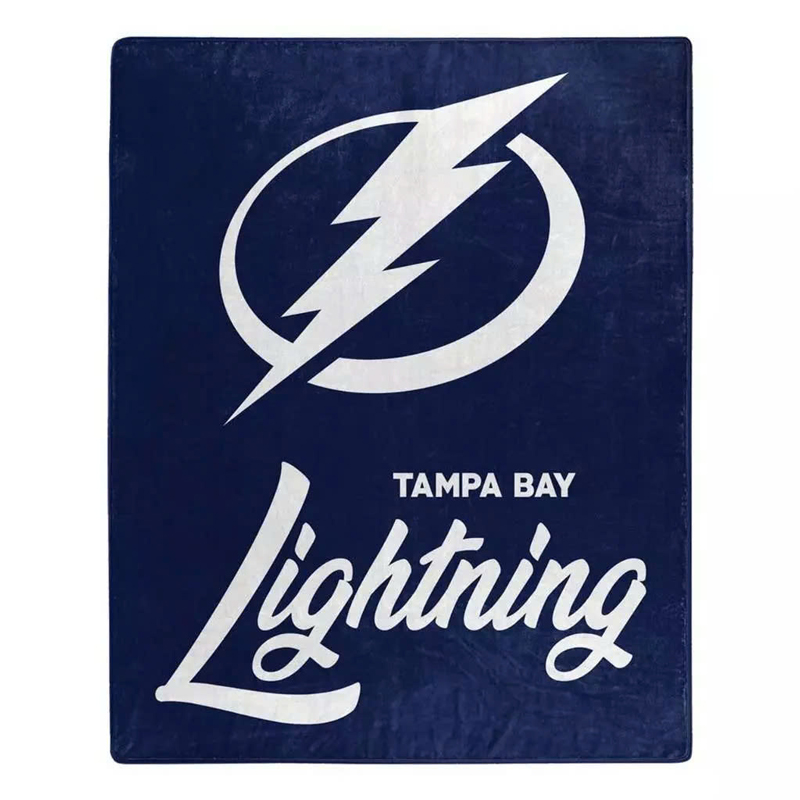 Tampa Bay Lightning Blankets Sherpa Blanket Throw Blanket