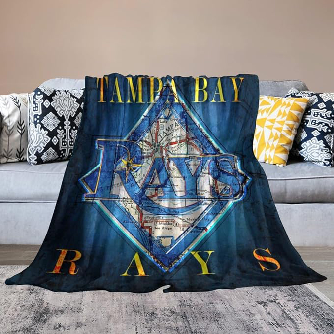 Tampa Bay Rays Blanket FLeece Blanket Throw Blanket