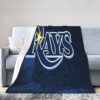 tampa bay rays blanket sherpa blanket throw blanket v24