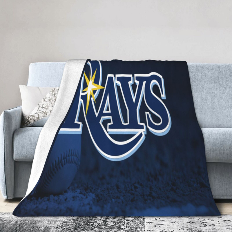 Tampa Bay Rays Blanket Sherpa Blanket Throw Blanket