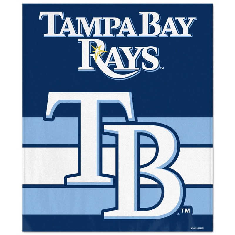 Tampa Bay Rays Blanket Sherpa Blanket Throw Blanket