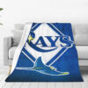 Tampa Bay Rays Blanket Sherpa Blanket Throw Blanket tampa bay rays blanket sherpa blanket throw blanket v29