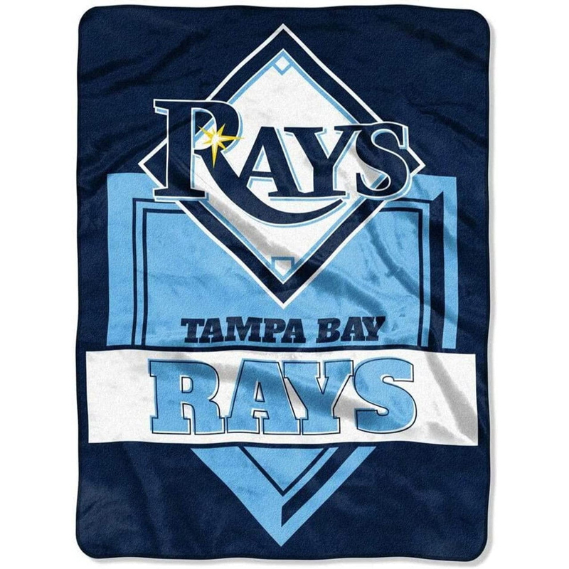 Tampa Bay Rays Blanket Sherpa Blanket Throw Blanket