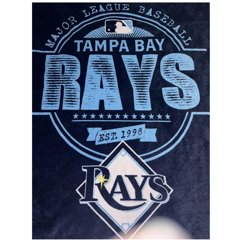 Tampa Bay Rays Blanket Sherpa Blanket Throw Blanket