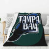 Tampa Bay Rays Blankets Sherpa Blanket Throw Blanket tampa bay rays blankets sherpa blanket throw blanket v16