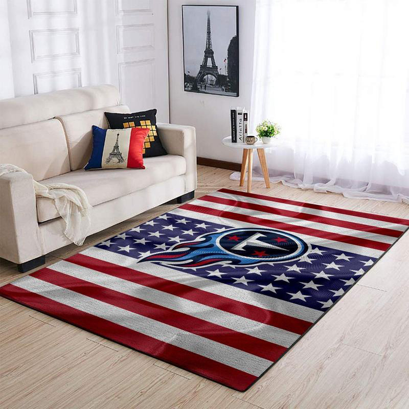 Tennessee Titans Rug NFL Area Rug Dining Room Rugs Indoor Rugs Rectangle Carpet