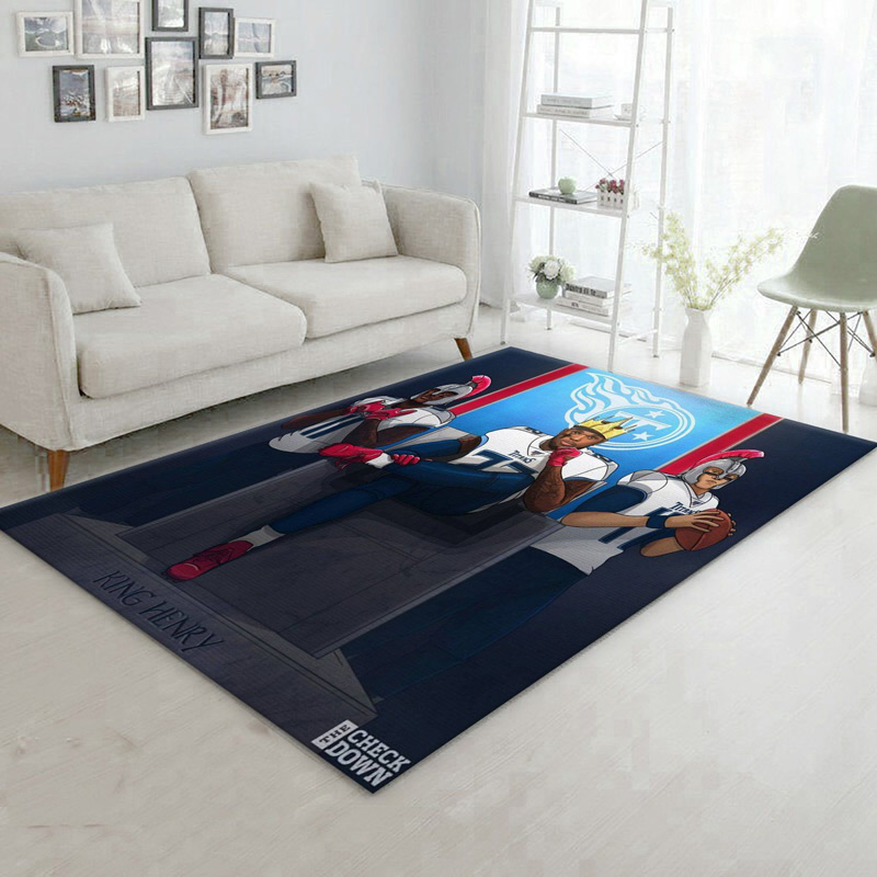 Tennessee Titans Area Rug NFL Area Rug Bedroom Area Rug Indoor Indoor Rug Rectangle Carpet