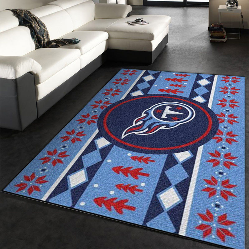 Tennessee Titans Rug NFL Area Rug Dining Room Rug Indoor Indoor Rug Rectangle Carpet