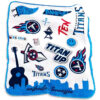 Tennessee Titans Blankets FLeece Blanket Throw Blanket tennessee titans blankets fleece blanket throw blanket v44