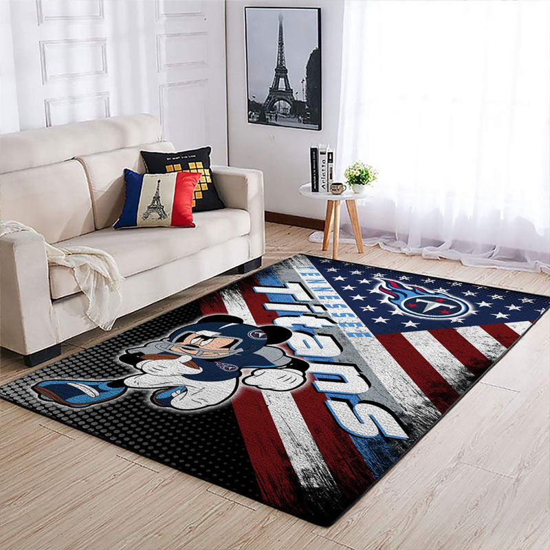 Tennessee Titans Rug NFL Area Rug Living Room Rug Indoor Indoor Rugs Rectangle Carpet