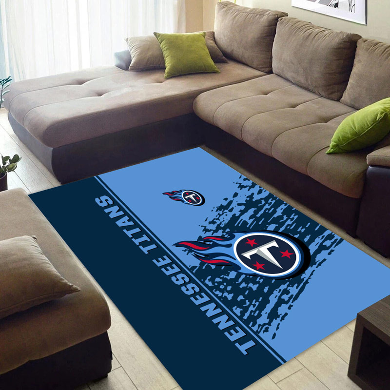 Tennessee Titans Rug NFL Area Rug Dining Room Rug Indoor Indoor Rug Rectangle Carpet