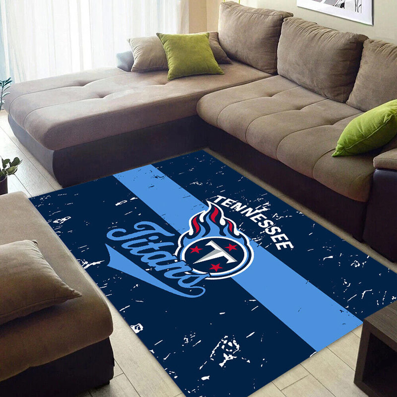 Tennessee Titans Rug NFL Area Rug Dining Room Rug Indoor Rugs Rectangle Carpet