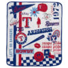 texas rangers blanket fleece blanket throw blanket v21