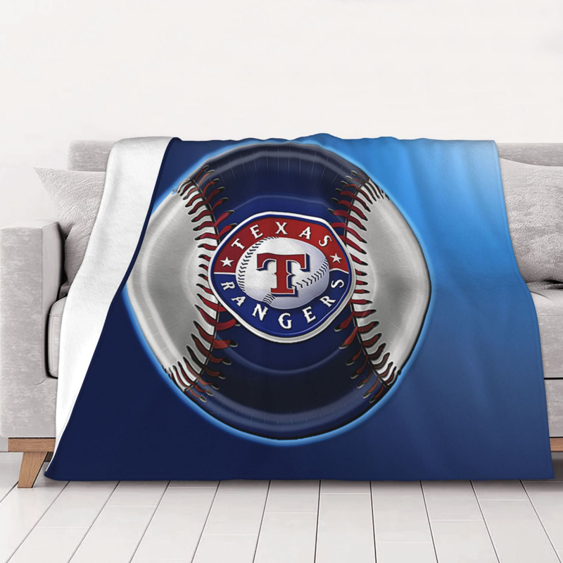 Texas Rangers Blanket Sherpa Blanket Throw Blanket