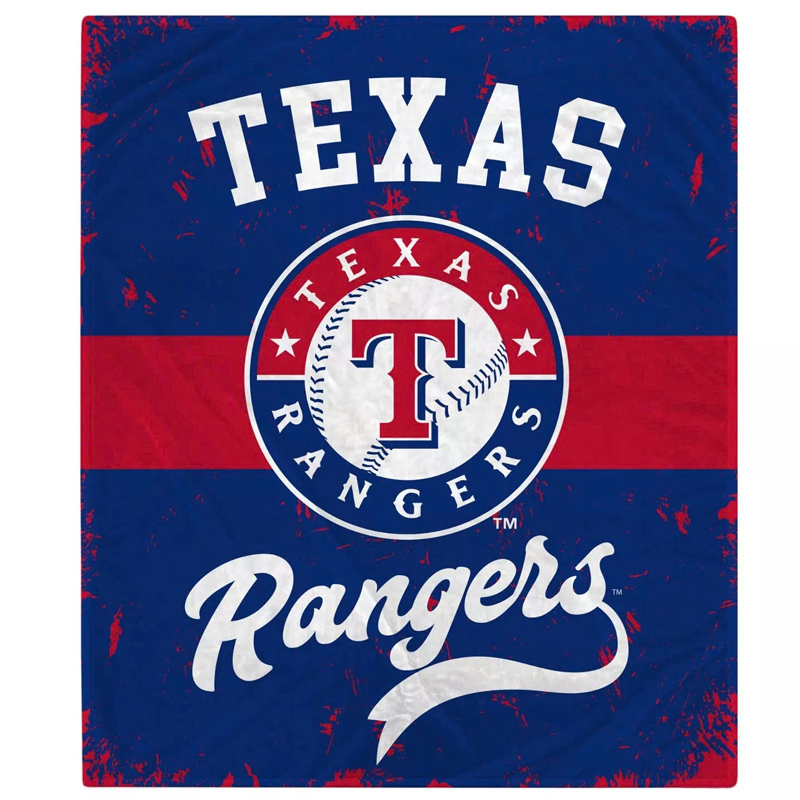 Texas Rangers Blanket Sherpa Blanket Throw Blanket