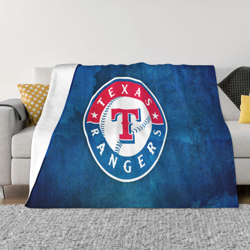 Texas Rangers Blanket Sherpa Blanket Throw Blanket