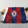texas rangers blanket sherpa blanket throw blanket v37