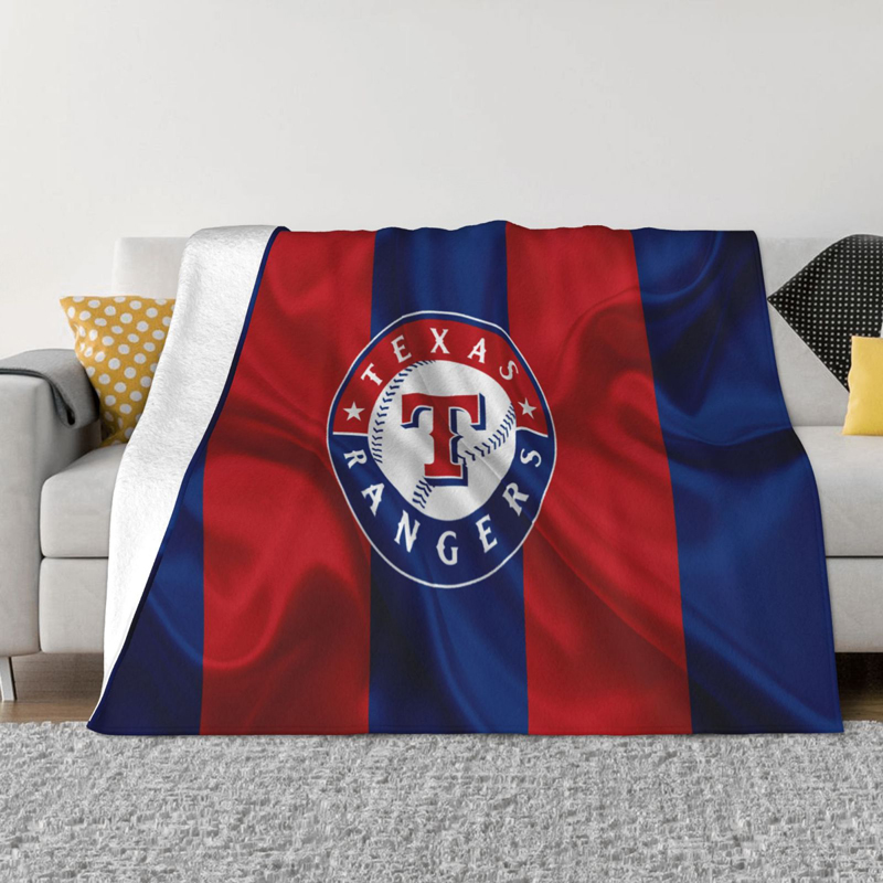 Texas Rangers Blanket Sherpa Blanket Throw Blanket