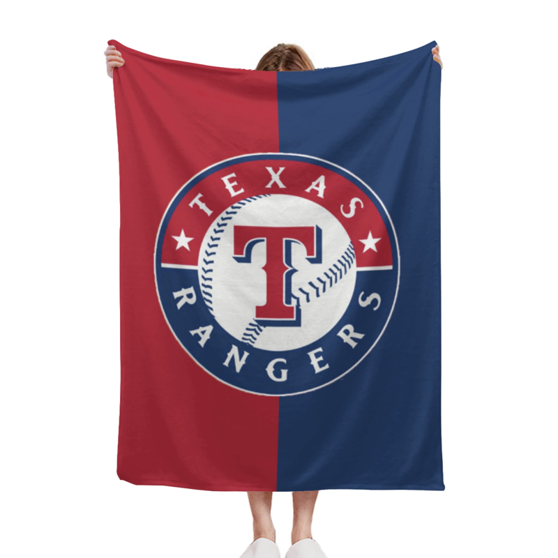 Texas Rangers Blanket Sherpa Blanket Throw Blanket