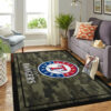 Texas Rangers Rug MLB Area Rug Living Room Area Rug Indoor Rug Rectangle Carpet texas rangers rug living room carpet regtangle carpet floor decor home decor ver 382