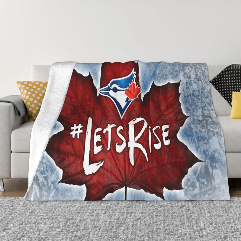 Toronto Blue Jays Blanket Sherpa Blanket Throw Blanket