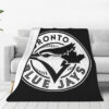 toronto blue jays blanket sherpa blanket throw blanket v54