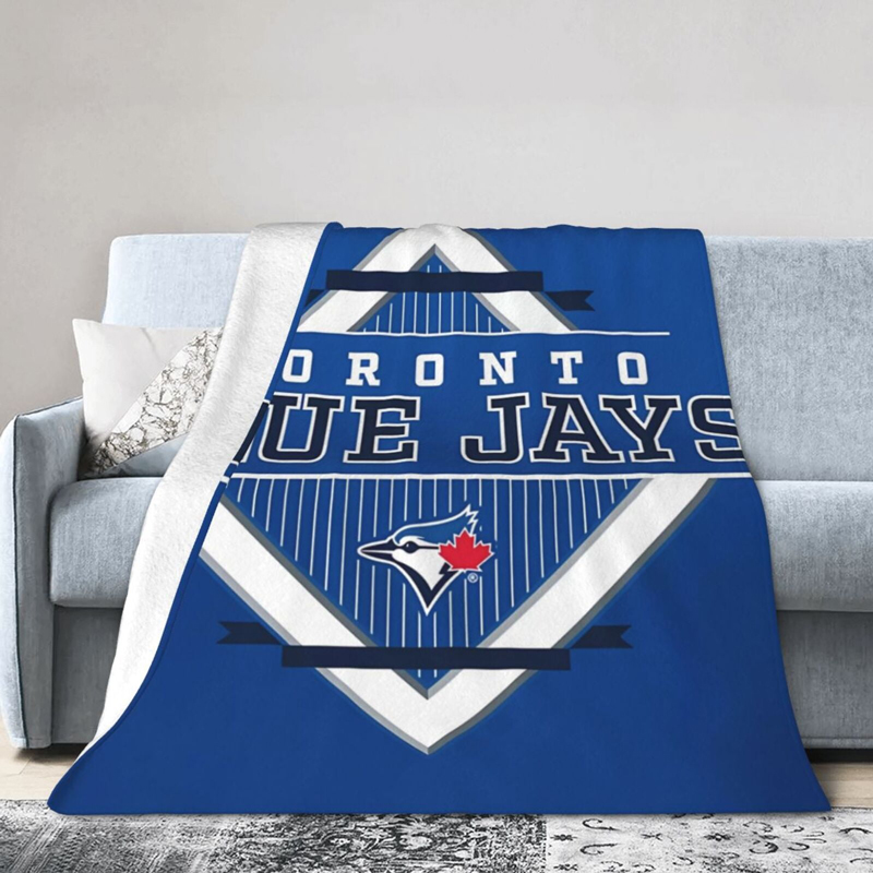 Toronto Blue Jays Blanket Sherpa Blanket Throw Blanket
