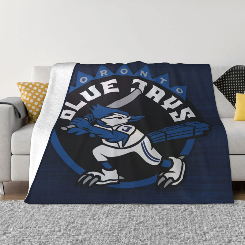 Toronto Blue Jays Blankets Sherpa Blanket Throw Blanket