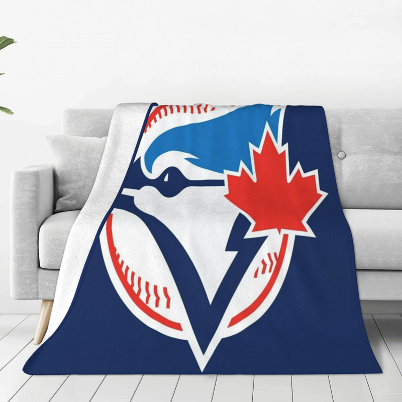 Toronto Blue Jays Blankets Sherpa Blanket Throw Blanket