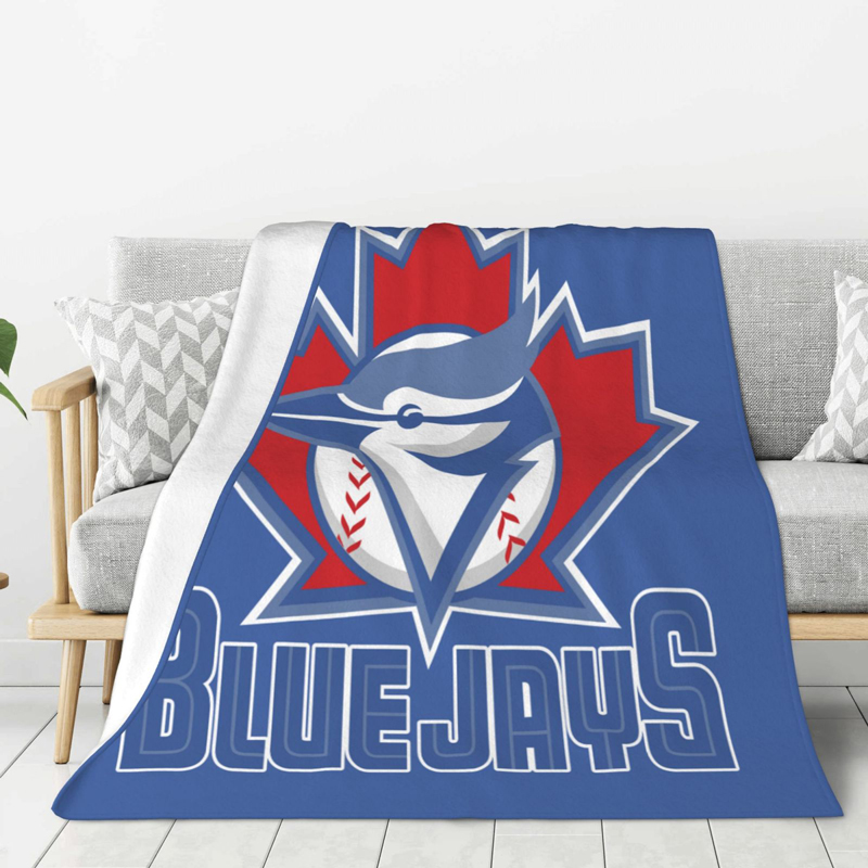 Toronto Blue Jays Blankets Sherpa Blanket Throw Blanket