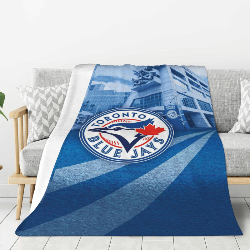 Toronto Blue Jays Blankets Sherpa Blanket Throw Blanket