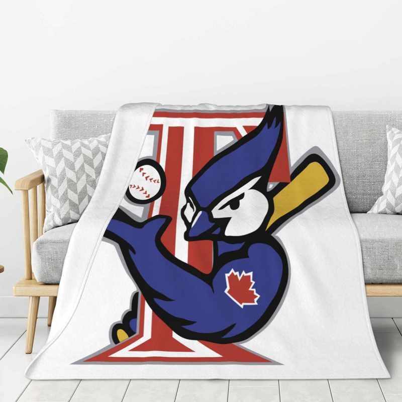 Toronto Blue Jays Blankets Sherpa Blanket Throw Blanket