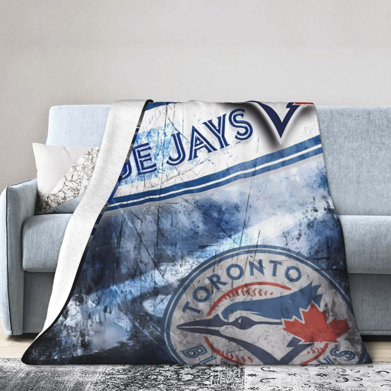 Toronto Blue Jays Blankets Sherpa Blanket Throw Blanket