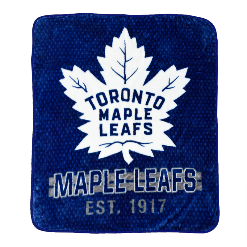 Toronto Maple Leafs Blankets Sherpa Blanket Throw Blanket
