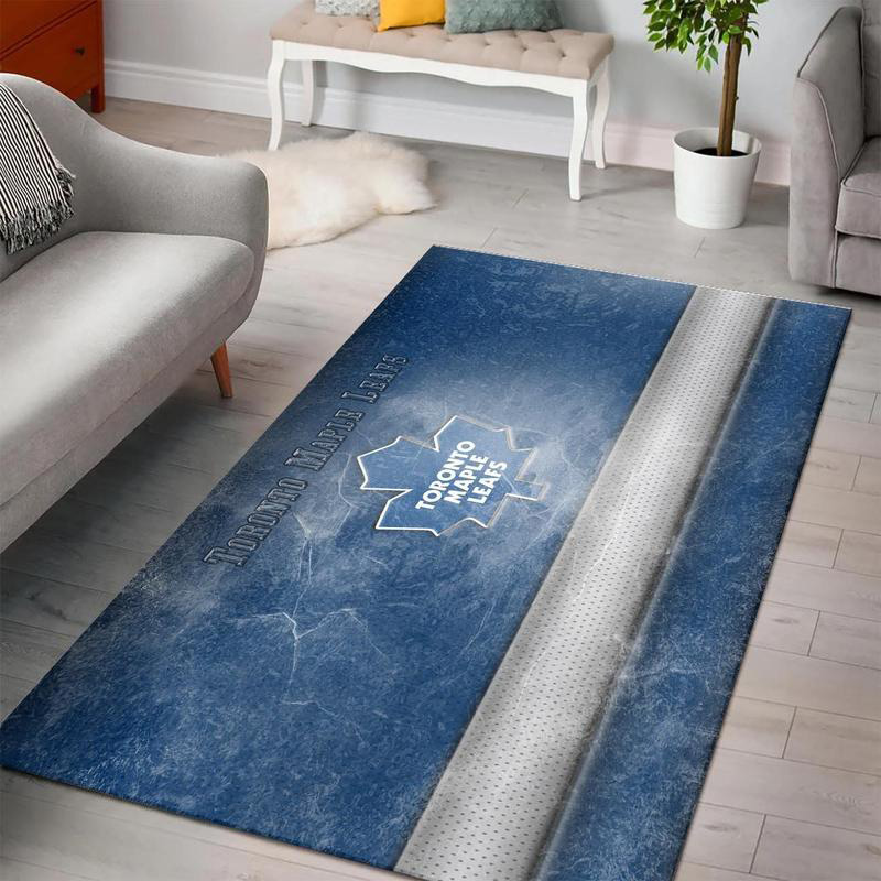 Toronto Maple Leafs Area Rug NHL Area Rug Bedroom Area Rug Indoor Rugs Rectangle Carpet