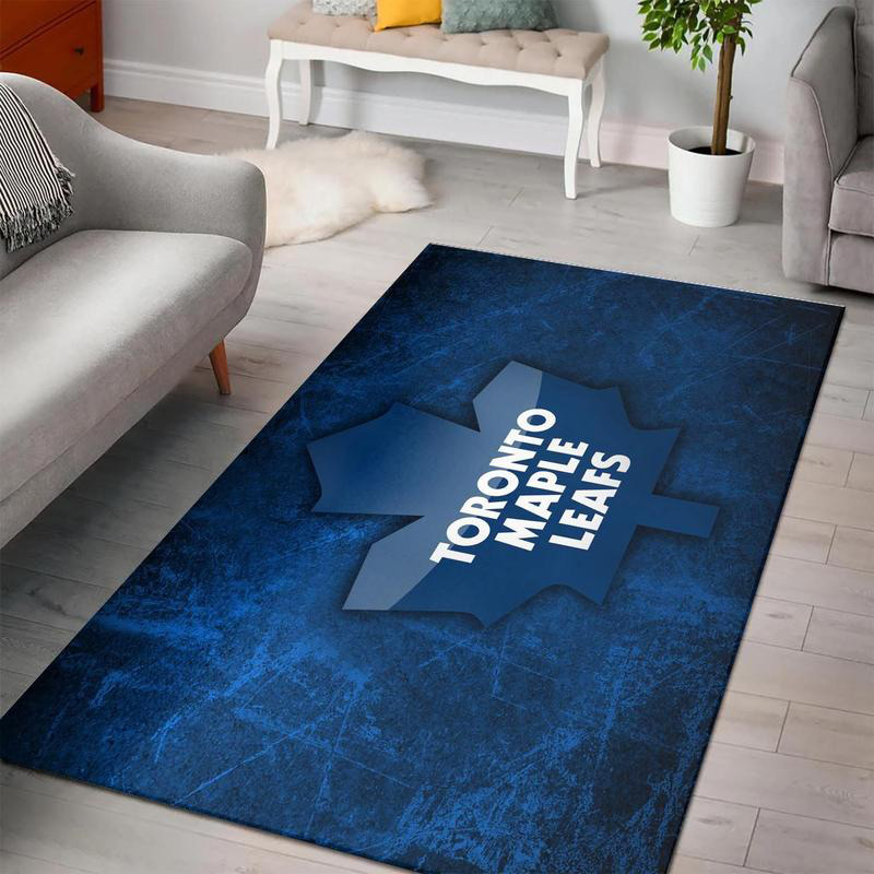 Toronto Maple Leafs Rug NHL Area Rug Bathroom Rug Indoor Rug Rectangle Carpet