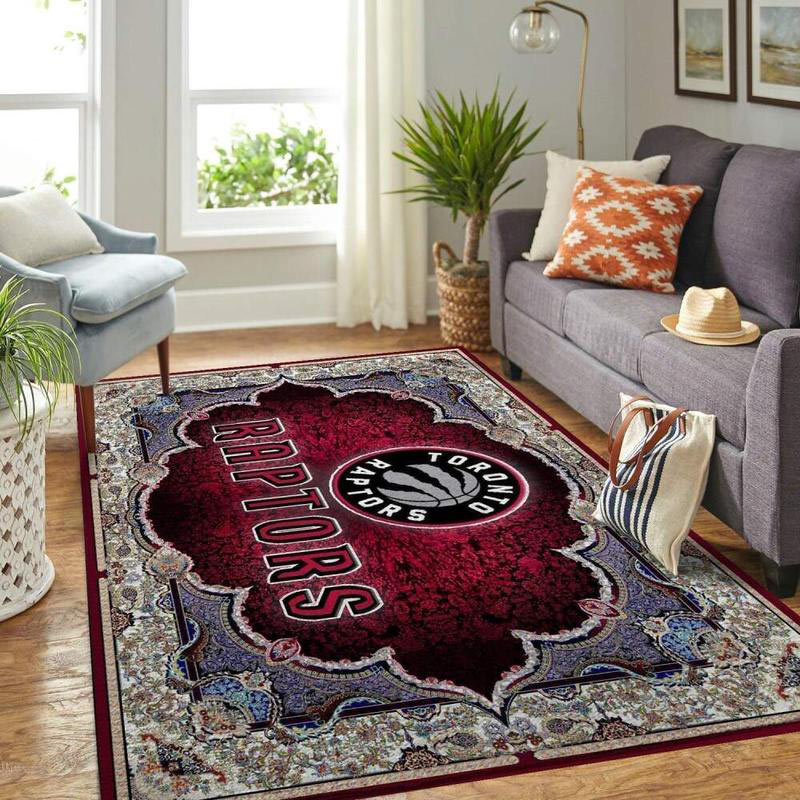 Toronto Raptors Area Rug NBA Area Rug Dining Room Rugs Indoor Indoor Rugs Rectangle Carpet
