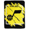 utah jazz blanket fleece blanket throw blanket v11
