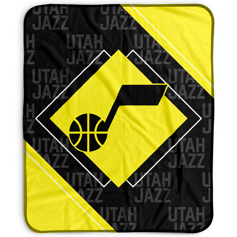 Utah Jazz Blanket FLeece Blanket Throw Blanket
